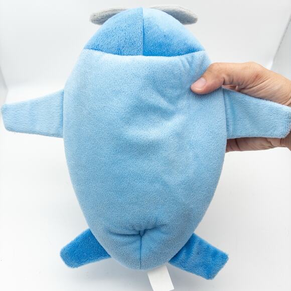 NEW Unipak Designs 10” Airplane Plush Holder With 3 Finger Animal Pilot Puppets - Picture 10 of 13